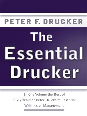 Peter Drucker Books Pdf